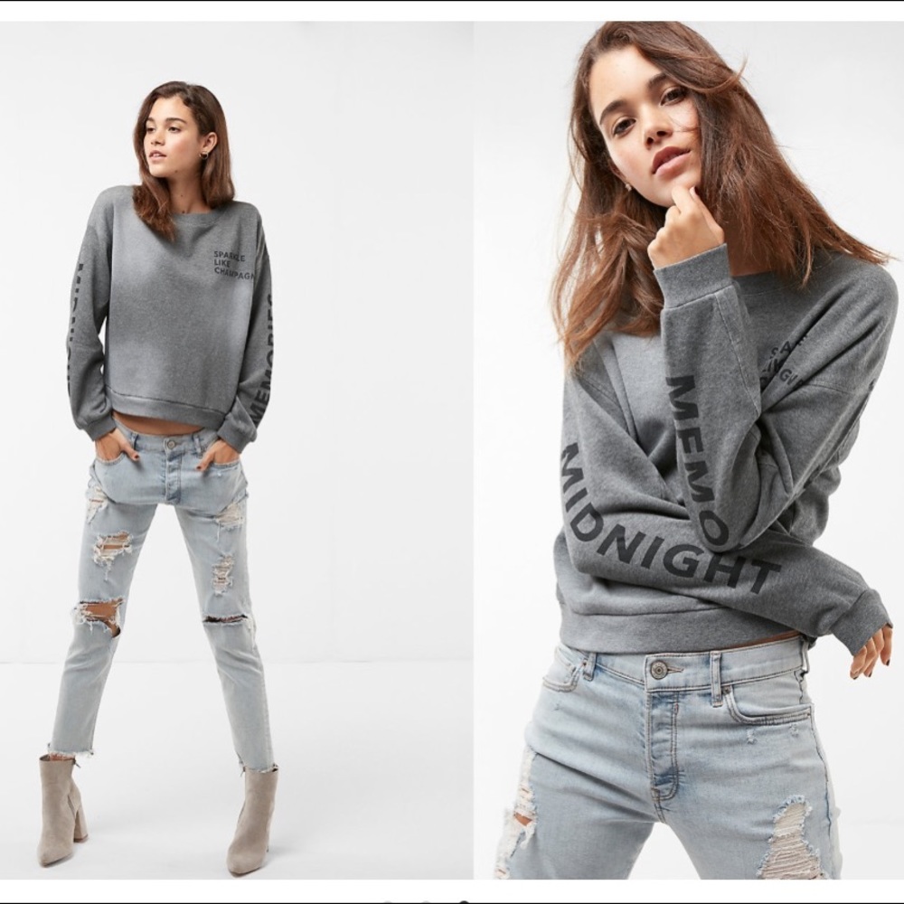 Grey EXPRESS sweater